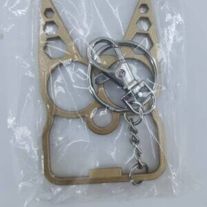 Gold Cat Self Defense Keychain